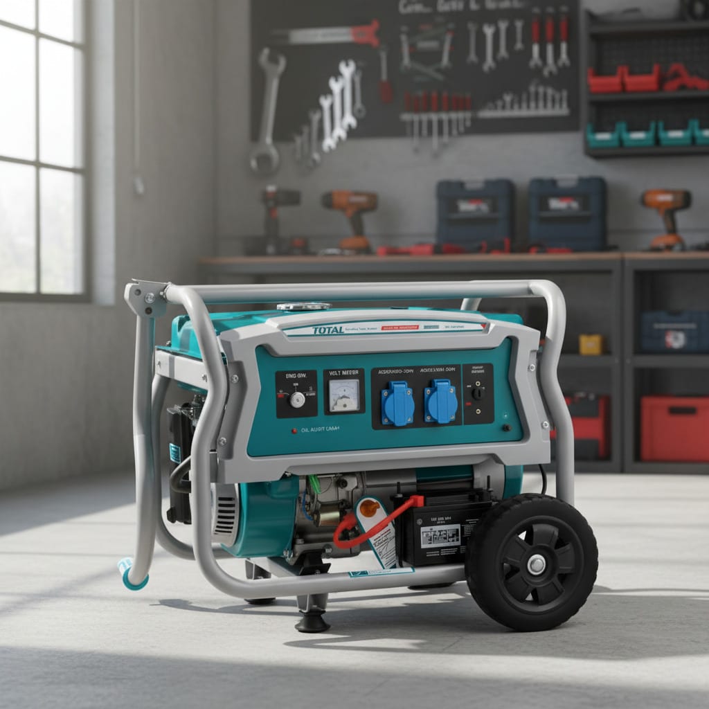 Generador gasolinero 3500w con arrancador eléctrico industrial Total5