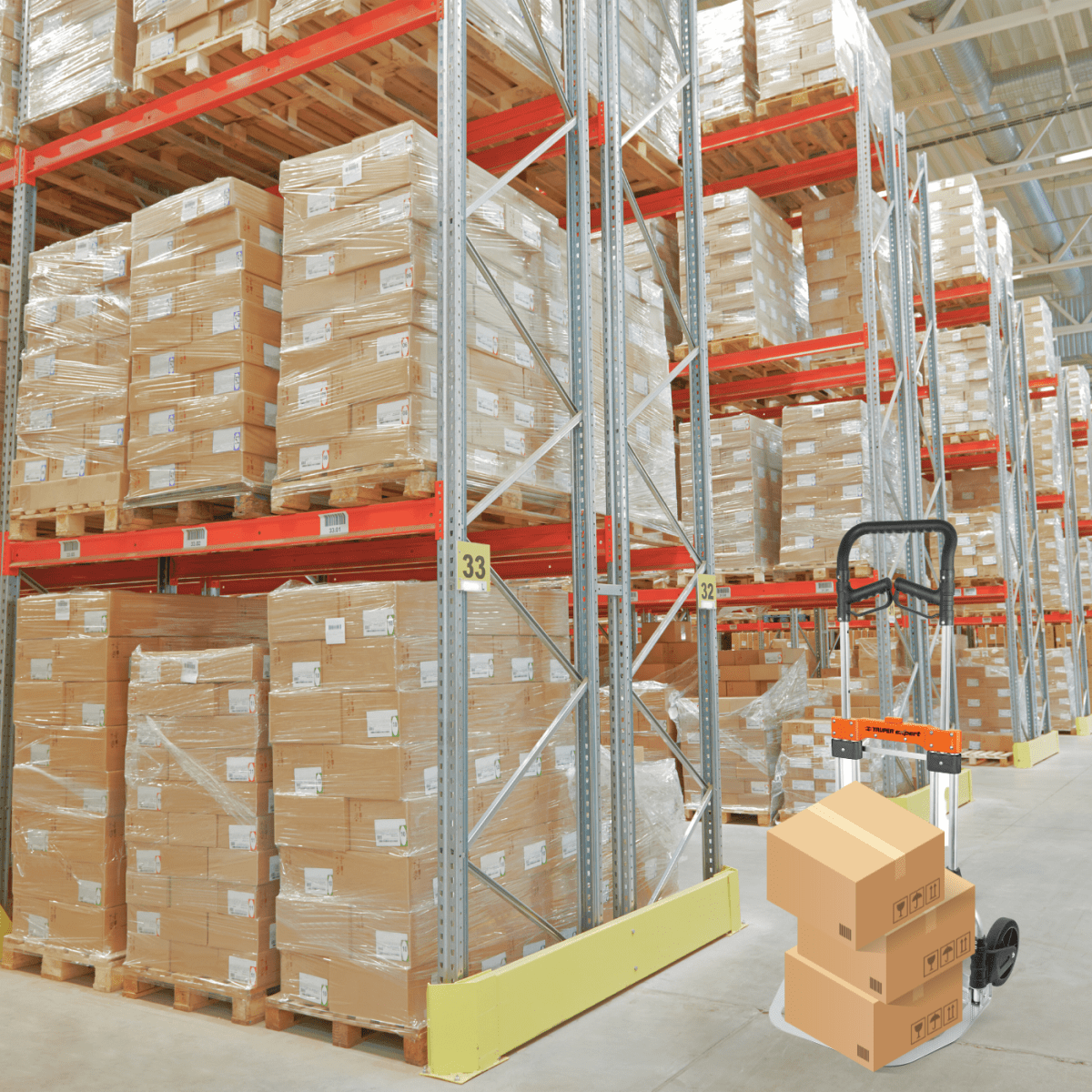 Carreta de carga Plegable 200 Kg Aluminio Truper9