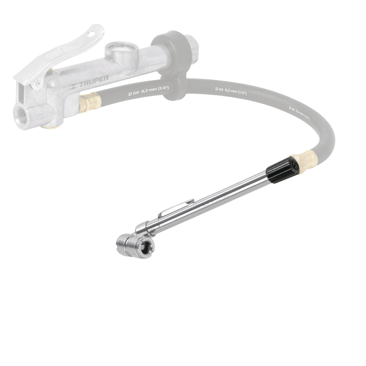 Medidor de presion 120 Psi cabeza doble Truper6