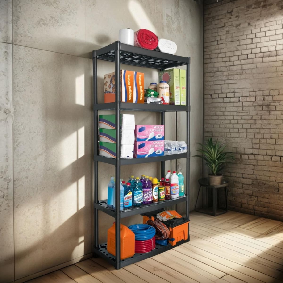 Estante Plastico 5 Repisas Truper2