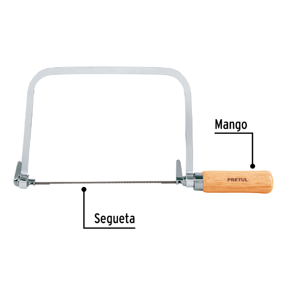 Arco de sierra calador Pretul2