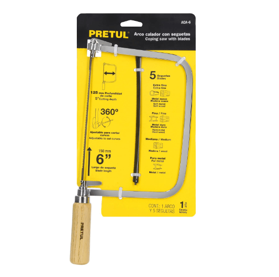 Arco de sierra calador Pretul4