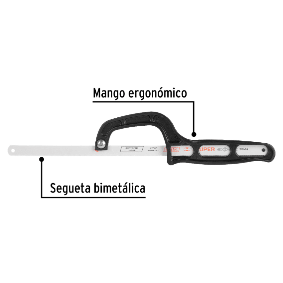 Mini arco de sierra de plastico Pretul3