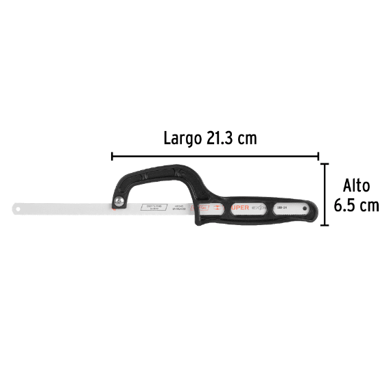 Mini arco de sierra de plastico Pretul2