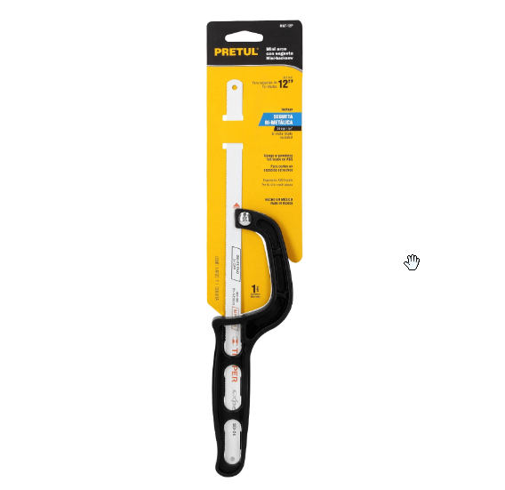 Mini arco de sierra de plastico Pretul4