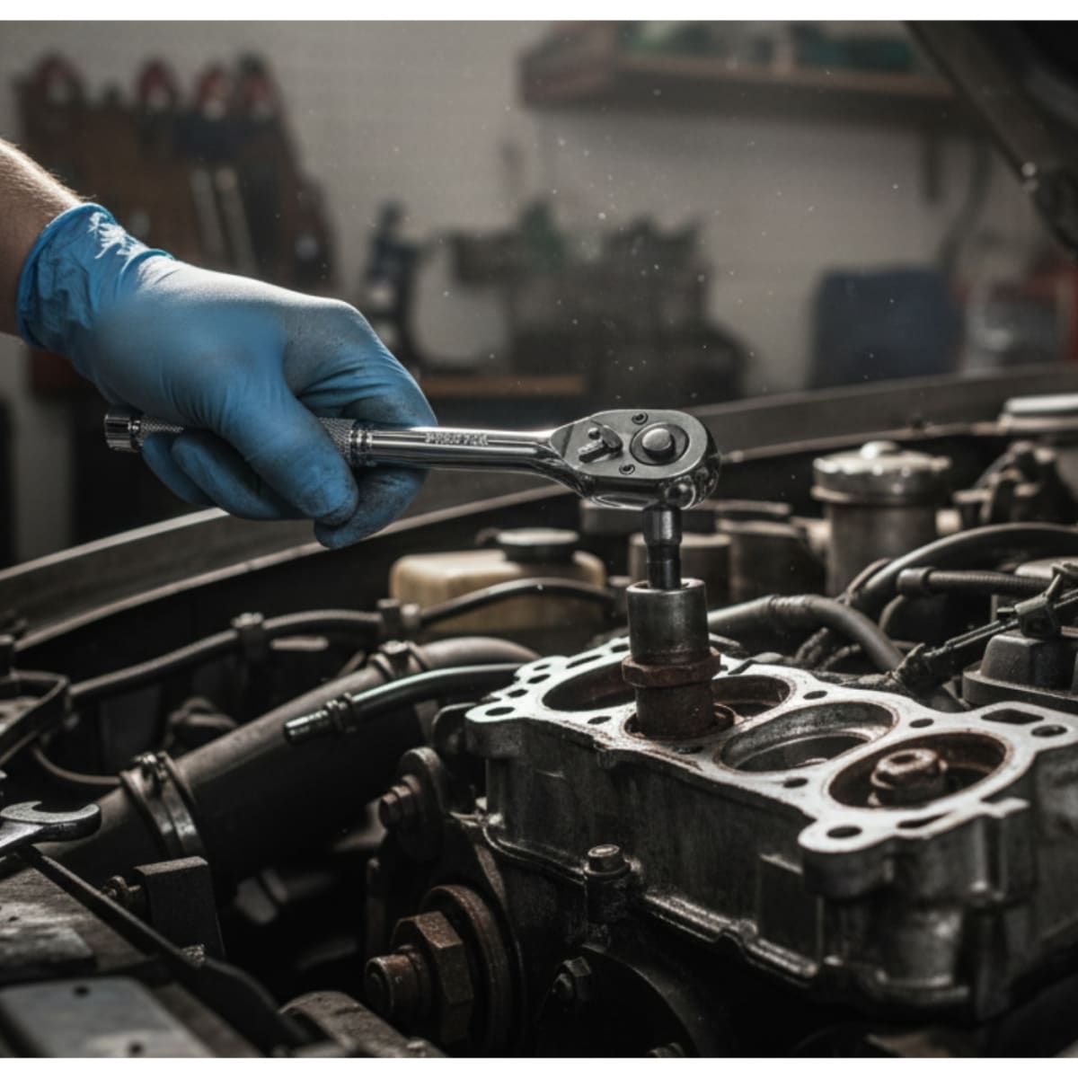 Ratchet encastre 3/8´´ cabeza de pera liberación rápida, Pretul5