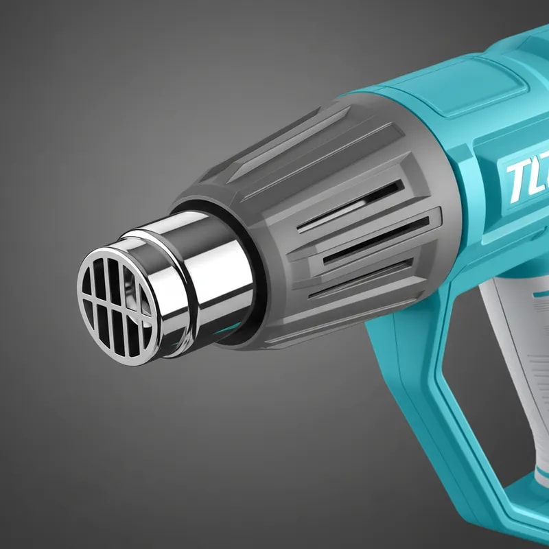 Pistola de calor graduable 2000w con accesorios Total7