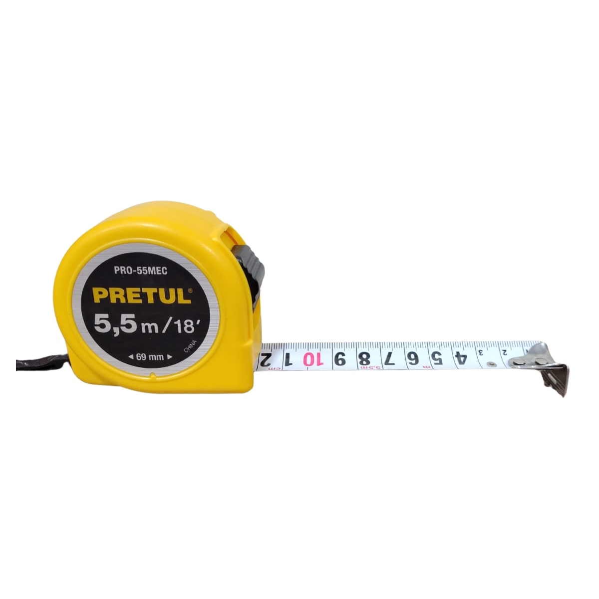 Wincha 5.5 m cinta 25 mm, a granel por unidad, Pretul2