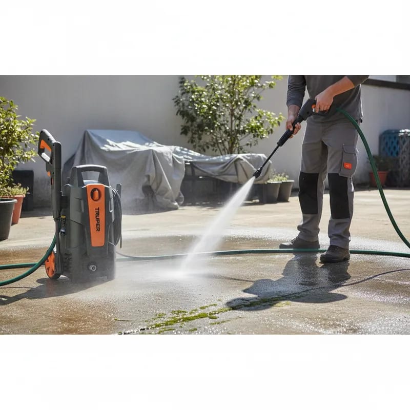 Hidrolavadora 1400W 1500 PSI + Manguera 10 metros Truper2