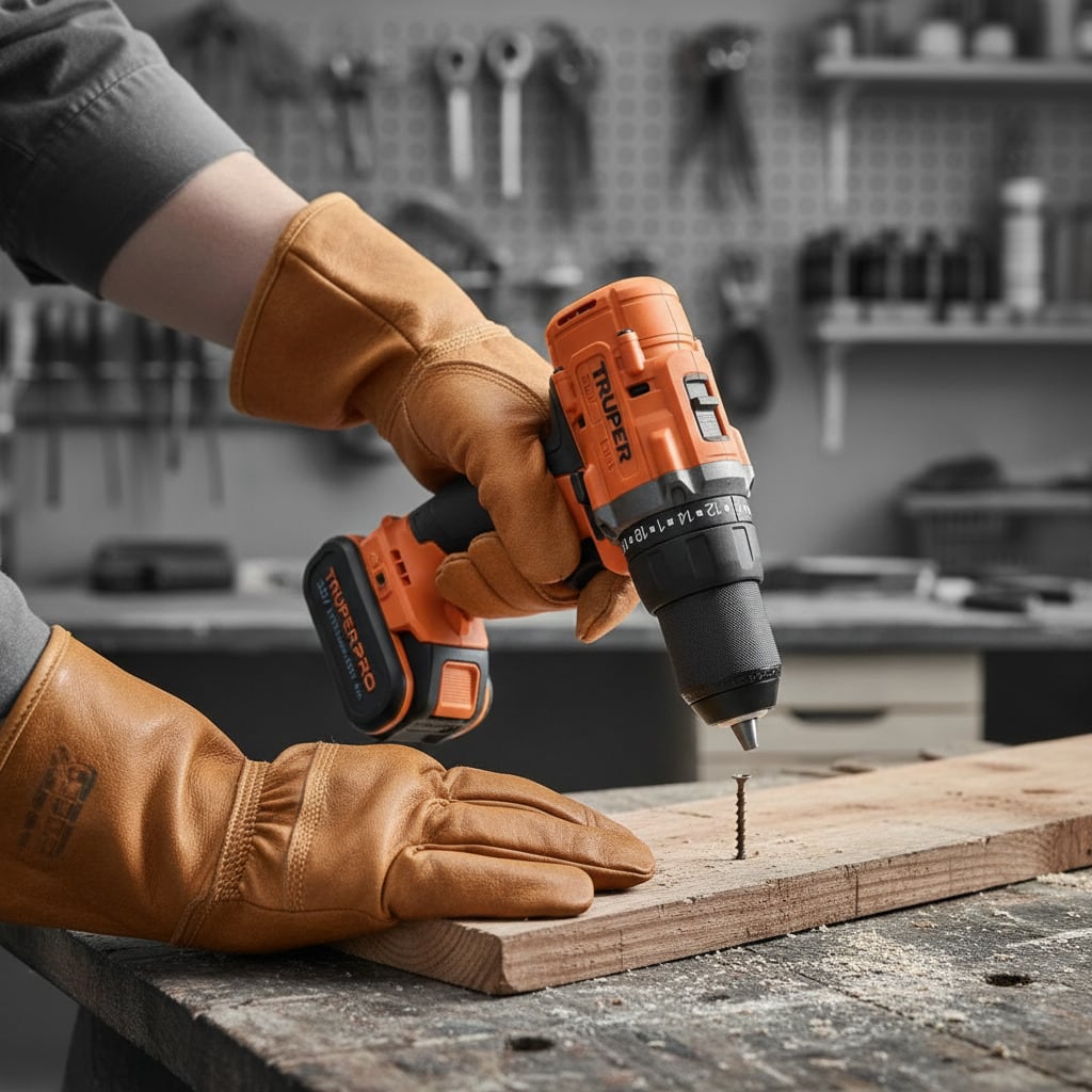 Taladro Atornillador 20V + 1 Bateria 4Ah + Cargador Truper7