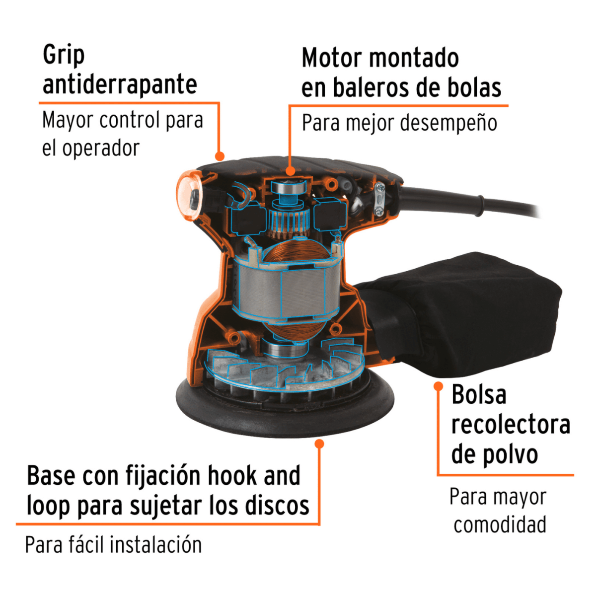 Lijadora Roto Orbital 5