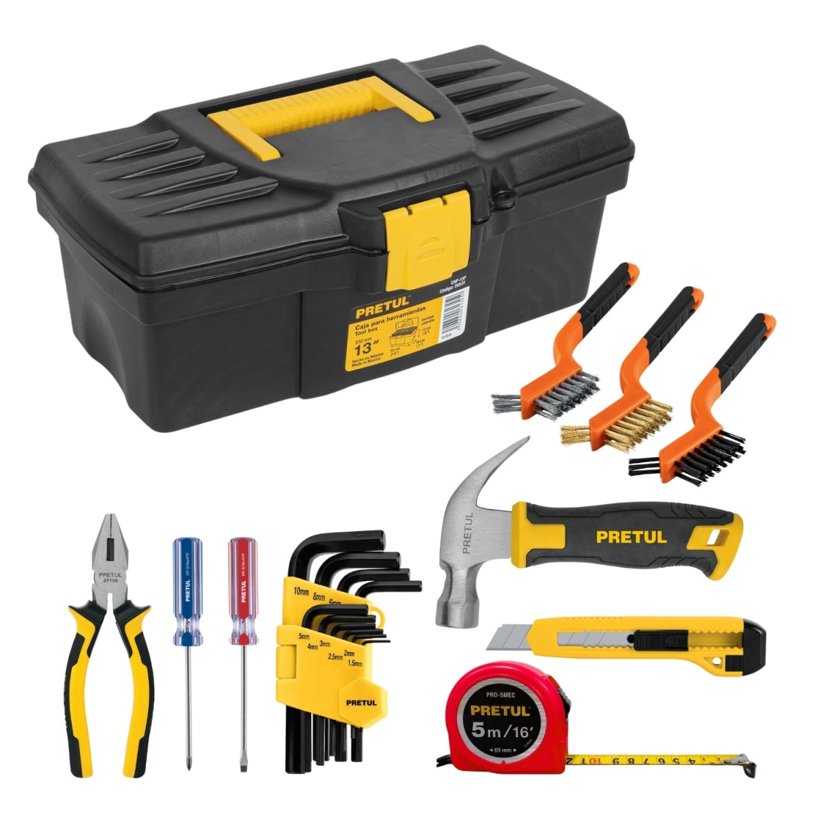 Set de Herramientas Manuales Pretul1