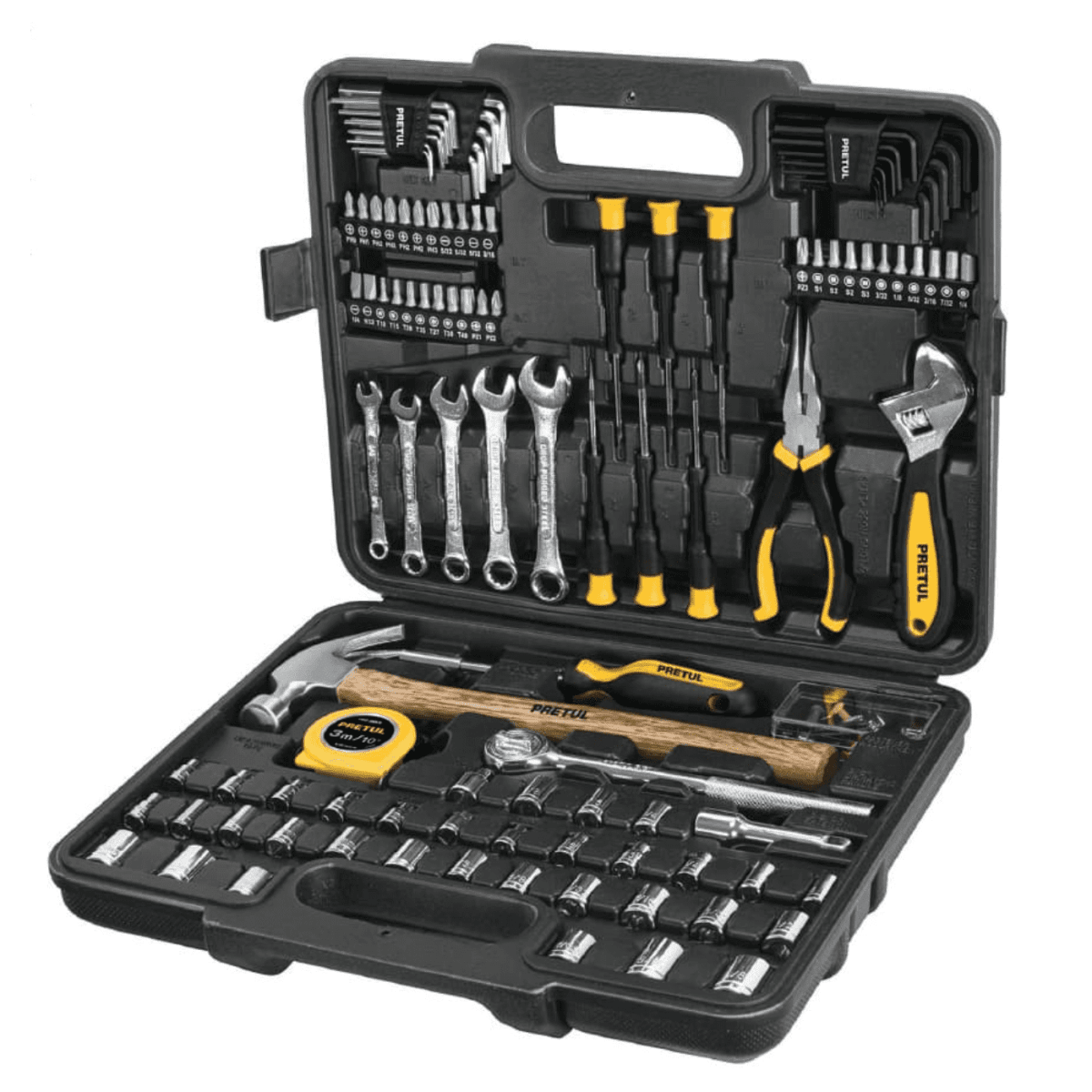 Juego de 109 herramientas mixtas Pretul1