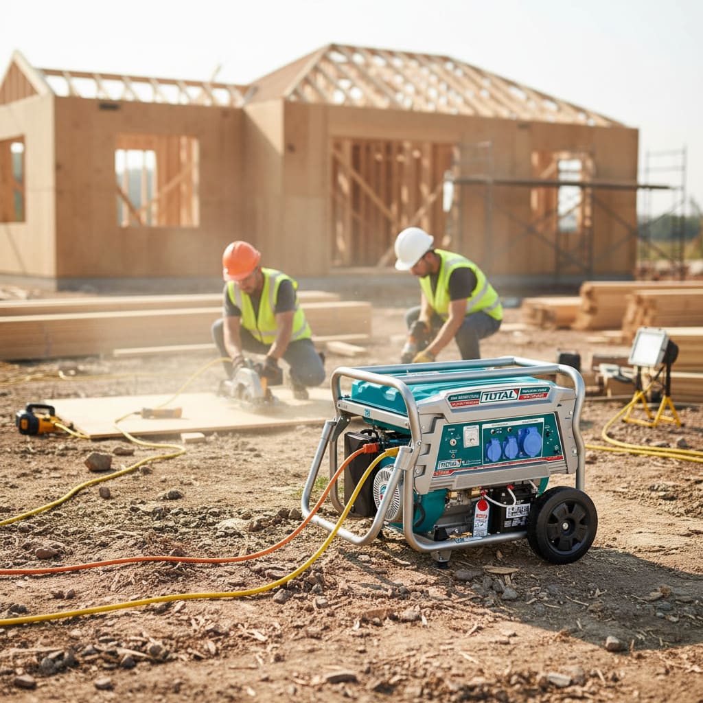 Generador gasolinero 7500w con arrancador eléctrico industrial Total5