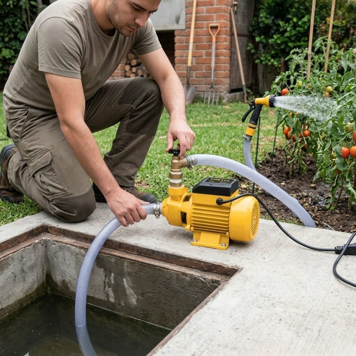 Bomba de agua periférica 1/2 HP 20 m Pretul3