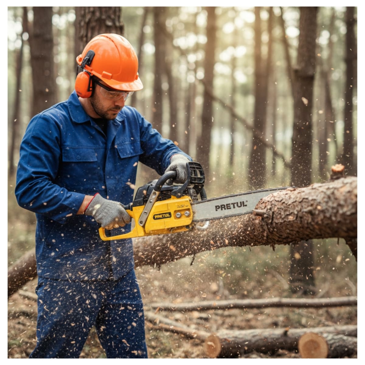 Motosierra 52 cc a gasolina 20