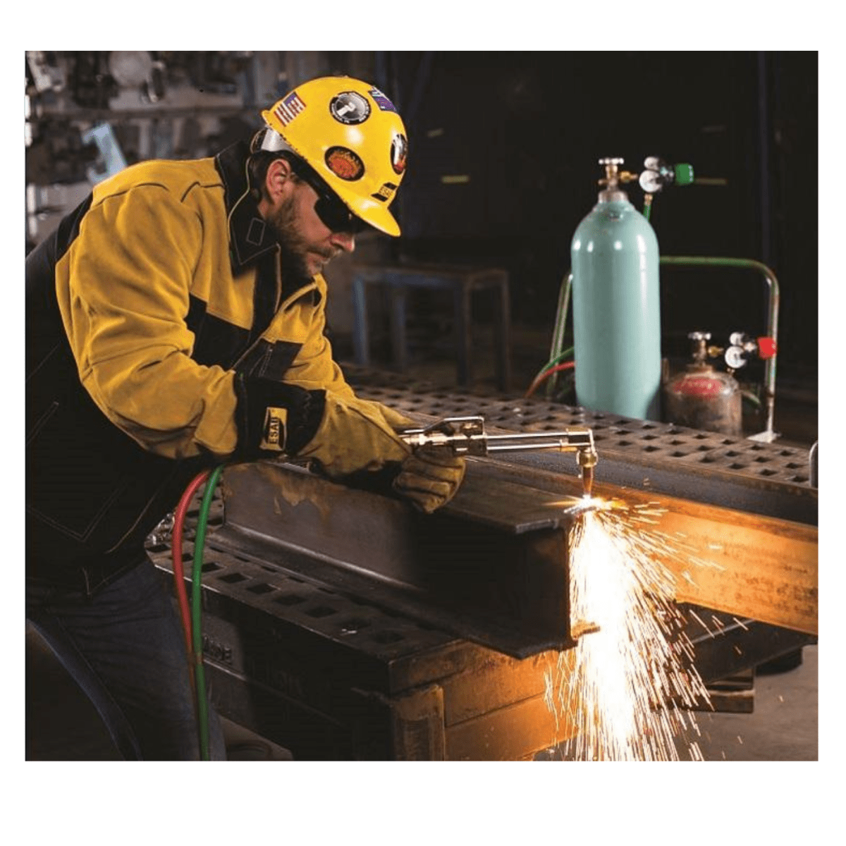 Manguera cuata reforzada de 4.5 m para oxiacetileno Pretul4