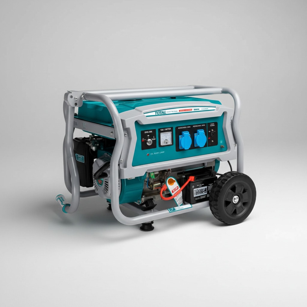 Generador gasolinero 3500w con arrancador eléctrico industrial Total2