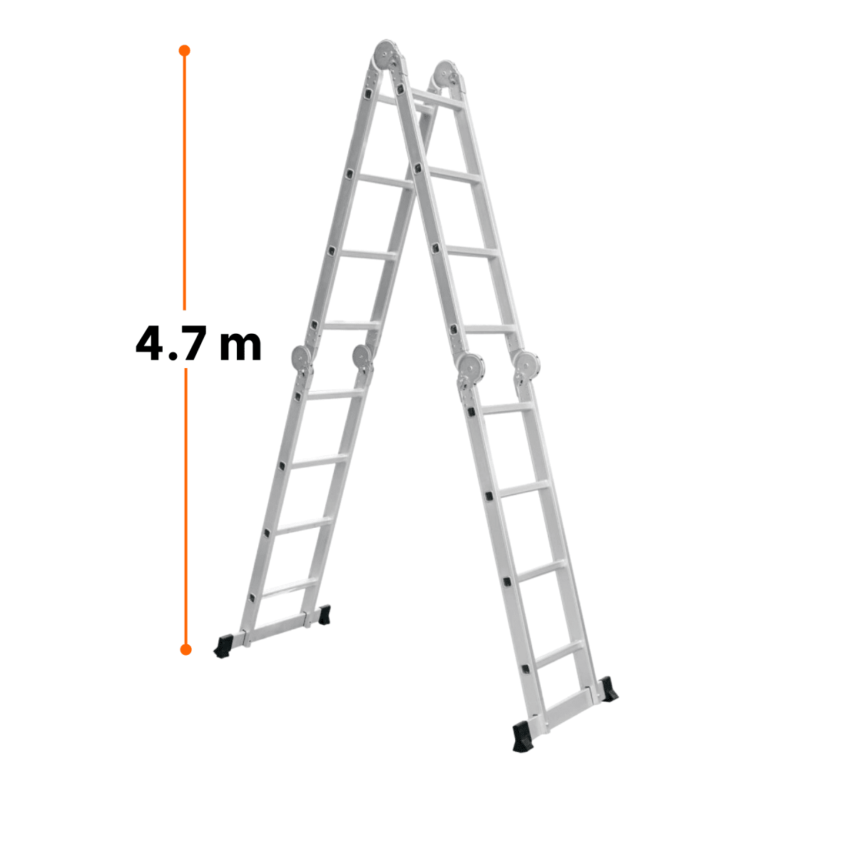 Combo Escalera Multiposicion 16 pasos + Rodillo y bandeja Truper2