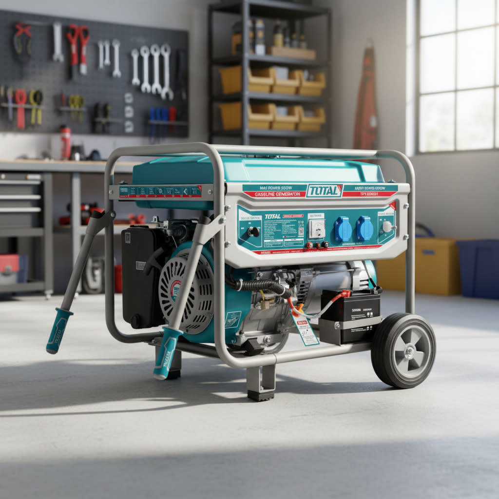 Generador gasolinero 5500w con arrancador eléctrico industrial Total5
