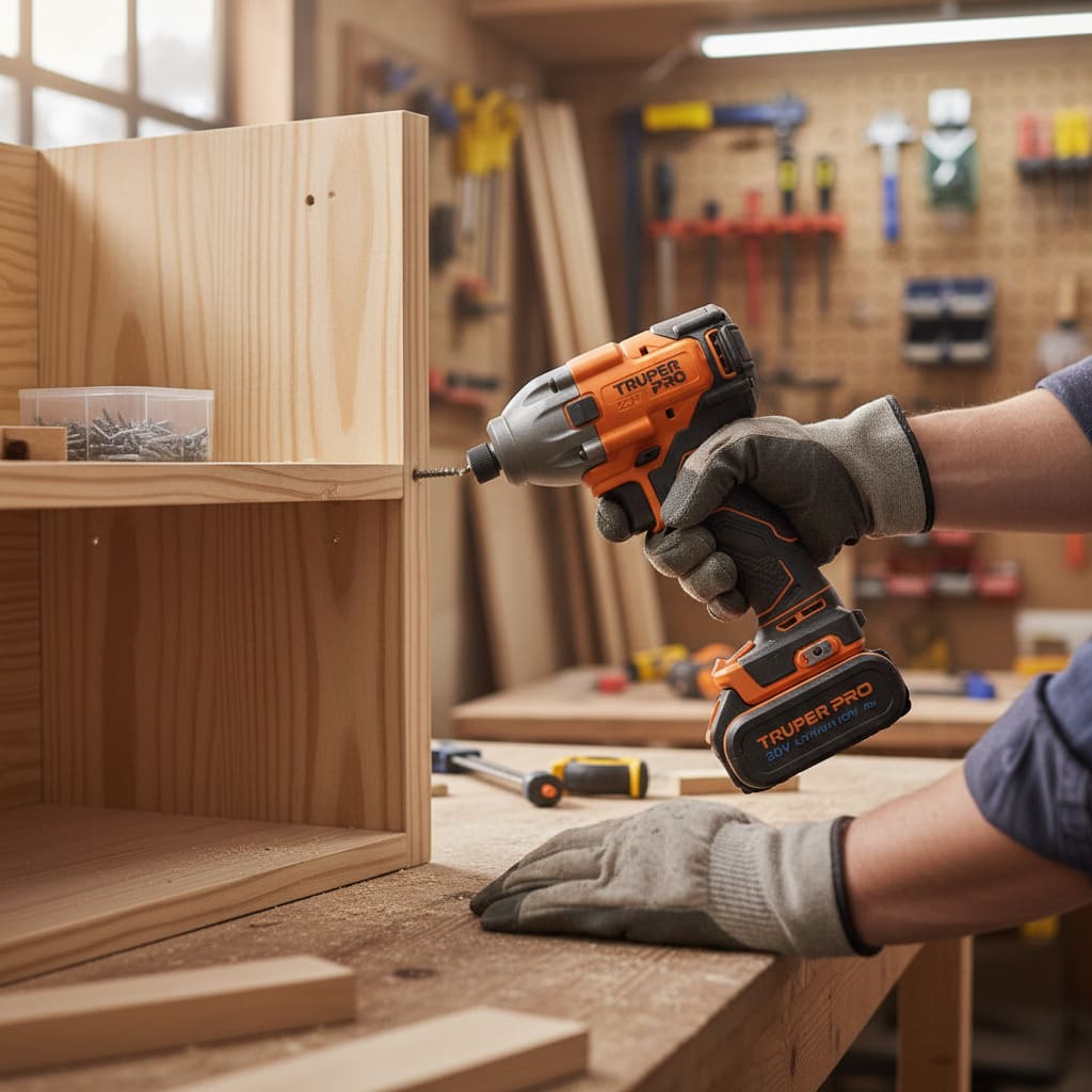 Atornillador de Impacto 20V +1 Bateria 4Ah+ Cargador Truper3