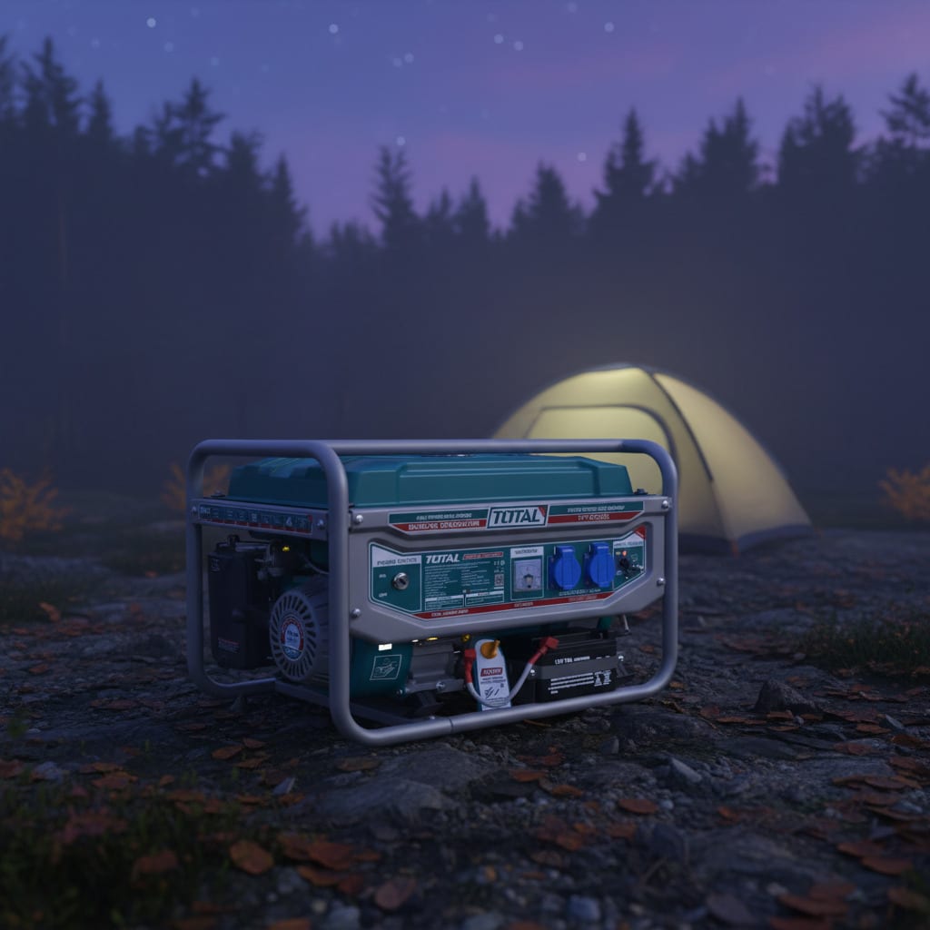 Generador gasolinero 3000w con arrancador eléctrico Industrial Total6