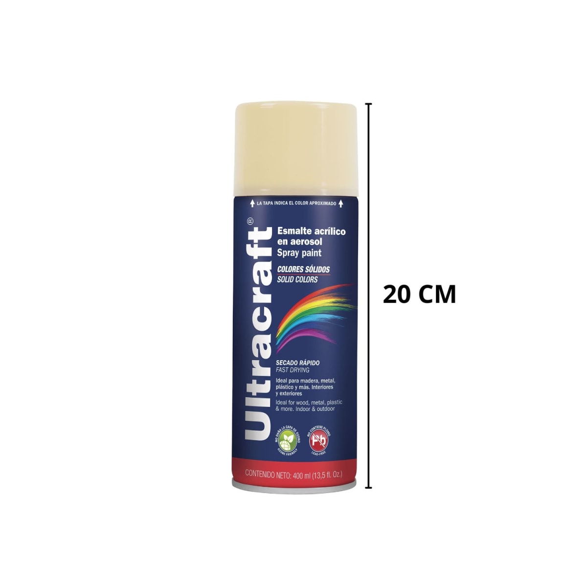 Pintura Spray Color Marfil x4 Unidades Ultracraft4