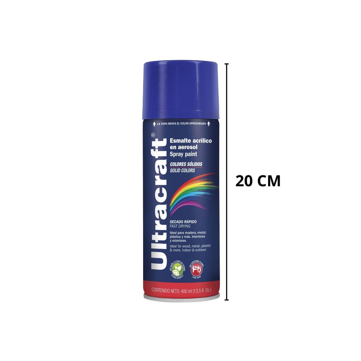 Pintura Spray Color Azul Marino x4 Unidades Ultracraft4