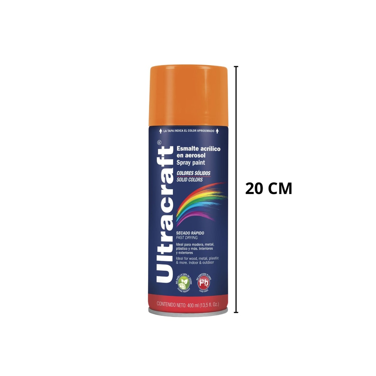 Pintura Spray Color Amarillo x4 Unidades Ultracraft4