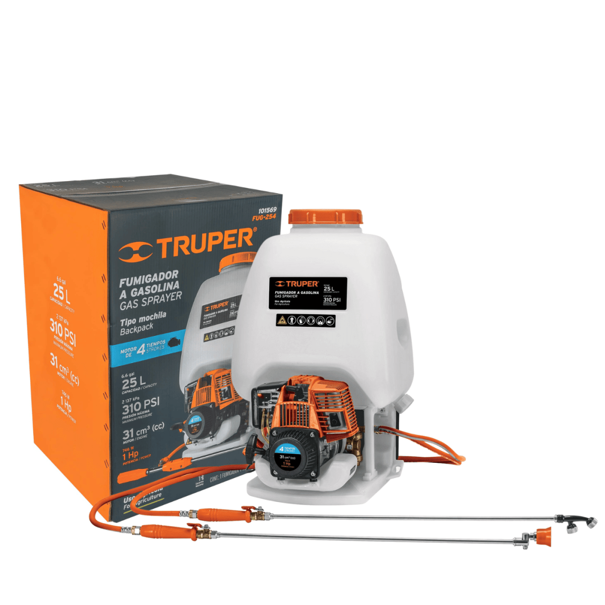 Fumigador a gasolina 4 tiempos Truper6