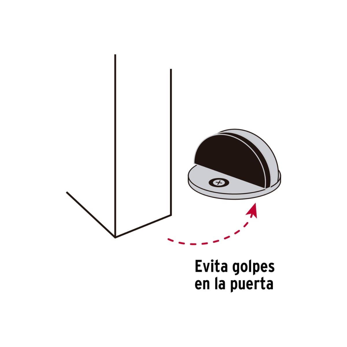 Tope para Puerta Tipo Domo Hermex4