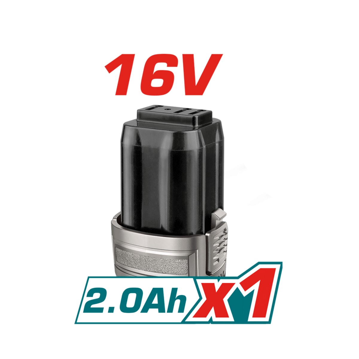 Set de Batidora 7 velocidades + Accesorios + Bateria y Cargador 16v Total4