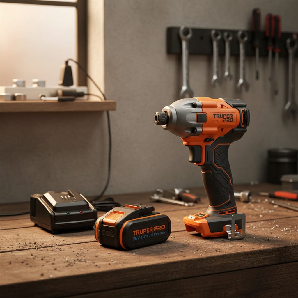 Atornillador de Impacto 20V +1 Bateria 4Ah+ Cargador Truper2