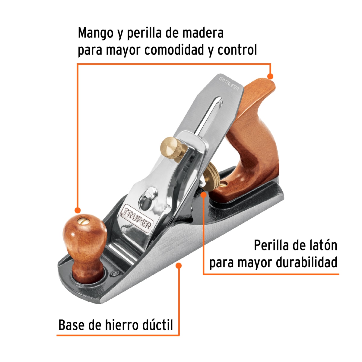 Cepillo carpintero #4 estriada Truper5