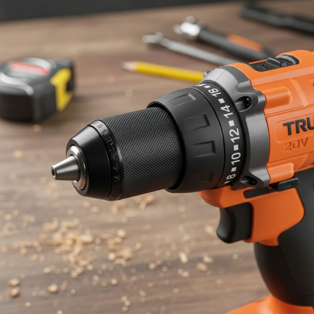 Taladro Atornillador 20V + 2 Baterias 2Ah + Cargador Truper8