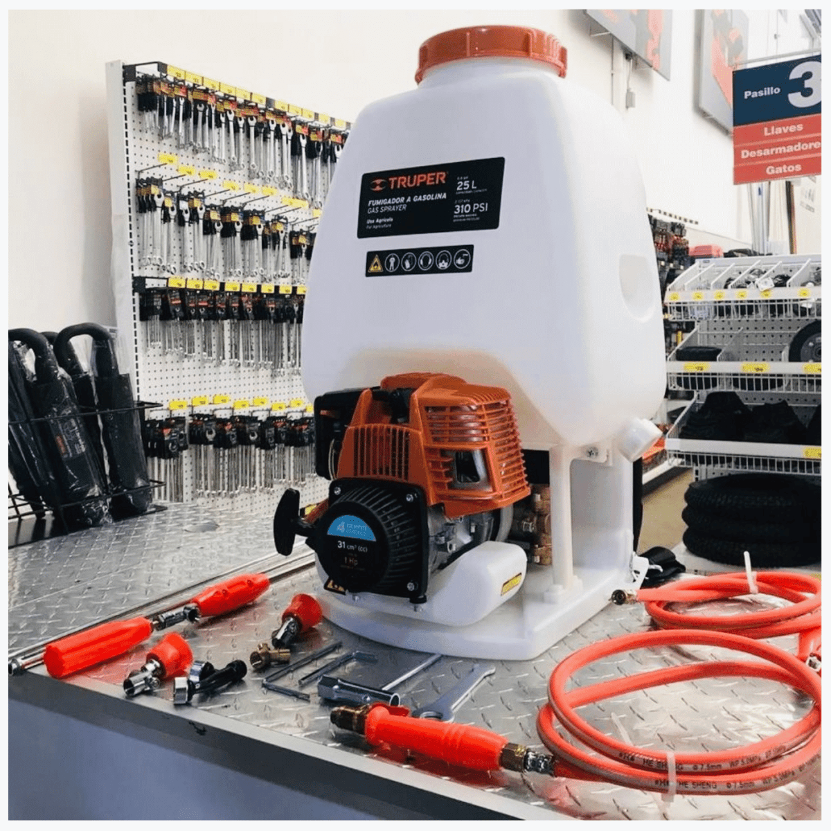 Fumigador a gasolina 4 tiempos Truper8