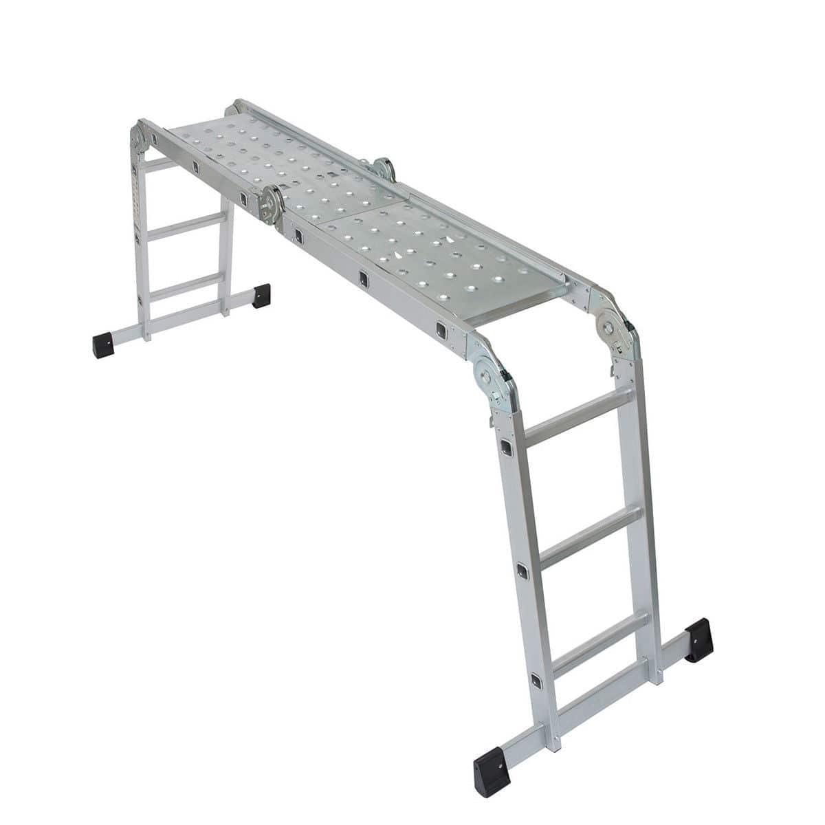 Escalera multiposicion 16 peldaños incluye plataformas Total5