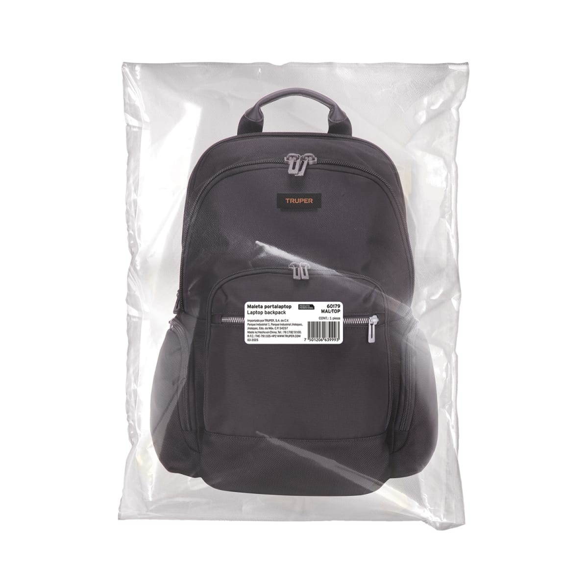 Kit Mochila porta laptop y Termo acero Inoxidable Truper4