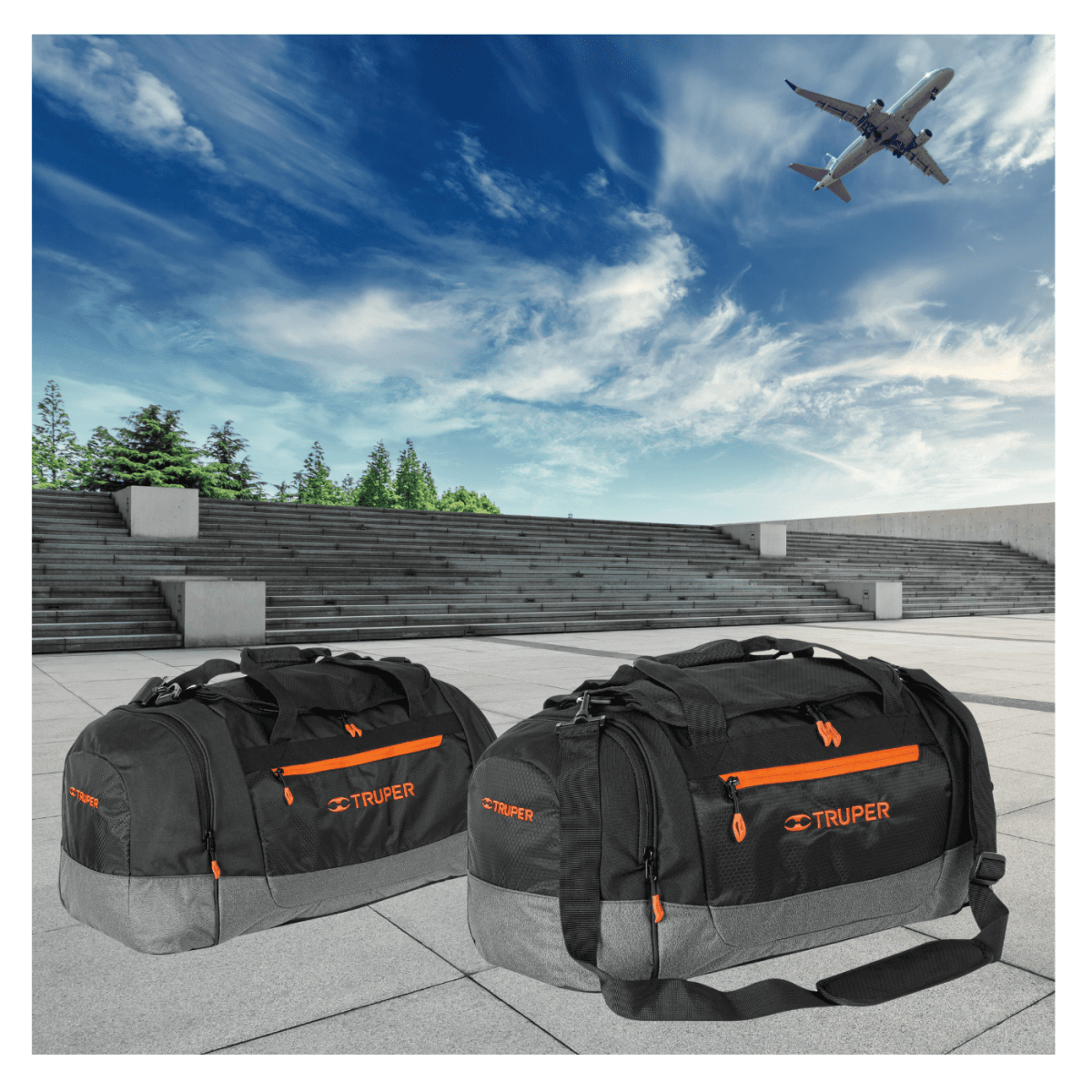 Combo maletas deportivas camping y mochila porta laptop Truper11