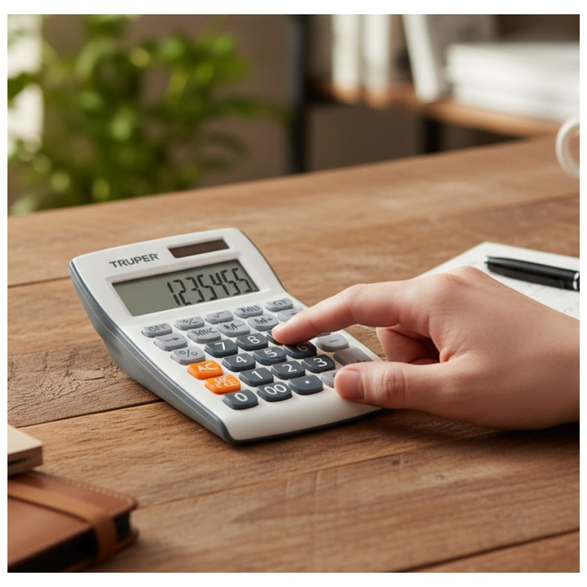 Calculadora de bolsillo Truper8