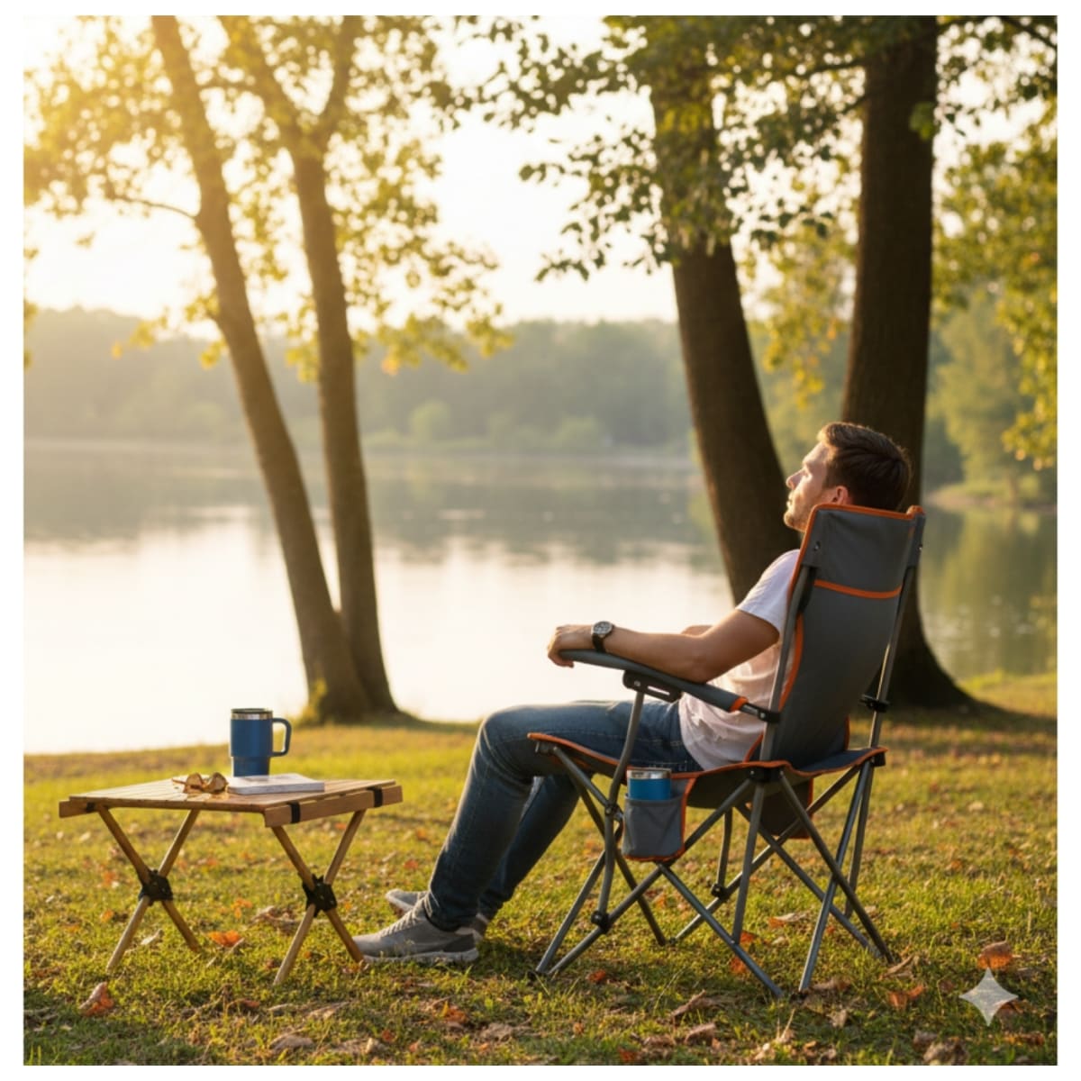 Silla Plegable para playa y camping Truper7