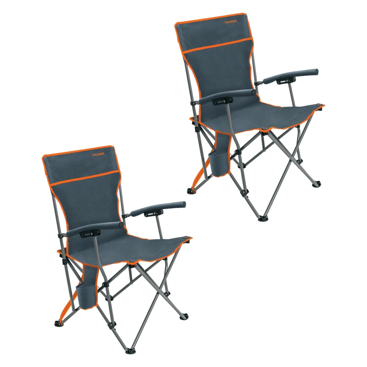 Silla plegable para playa y camping 2 unidades Truper1