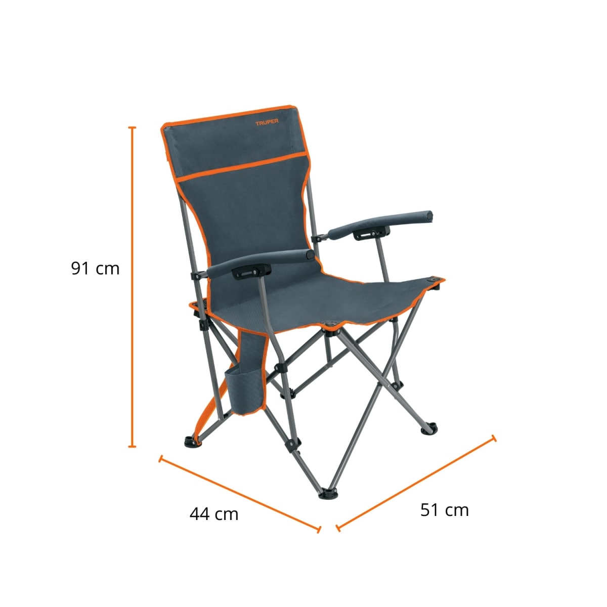Combo Silla Plegable x 6 Und. Truper3