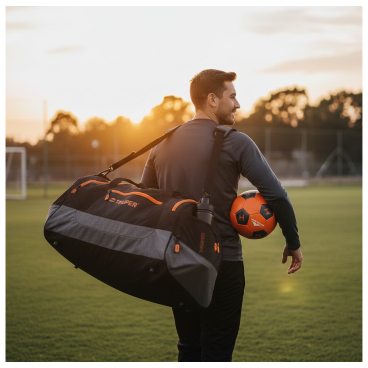 Combo Maleta deportiva y viaje + Pelota y Tomatodo Truper10