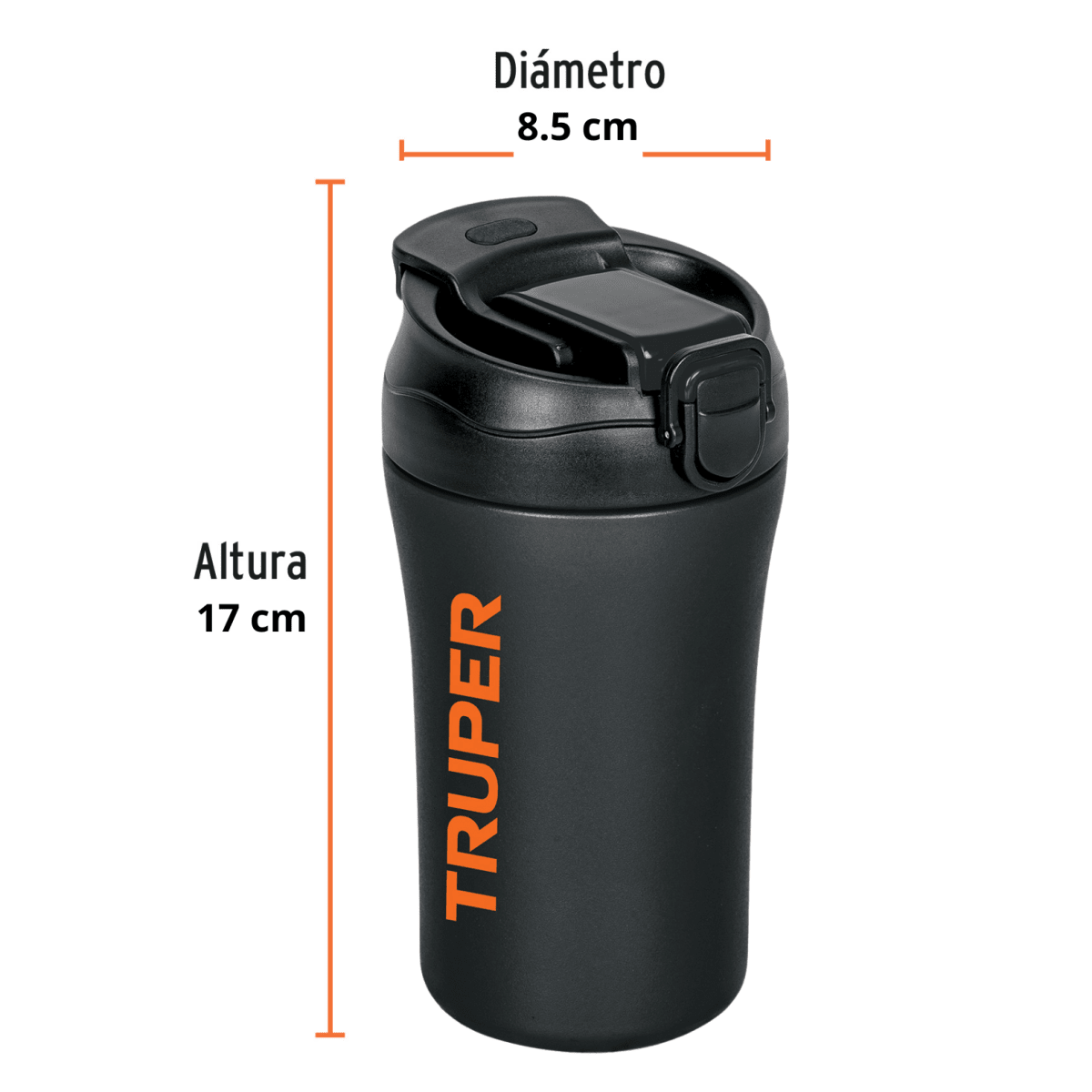 Termo de acero Inoxidable 400 ml Truper8