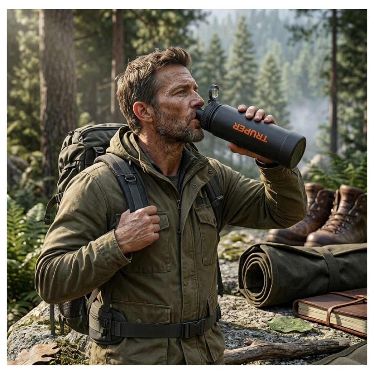 Termo de acero inoxidable, 700 ml, TRUPER3