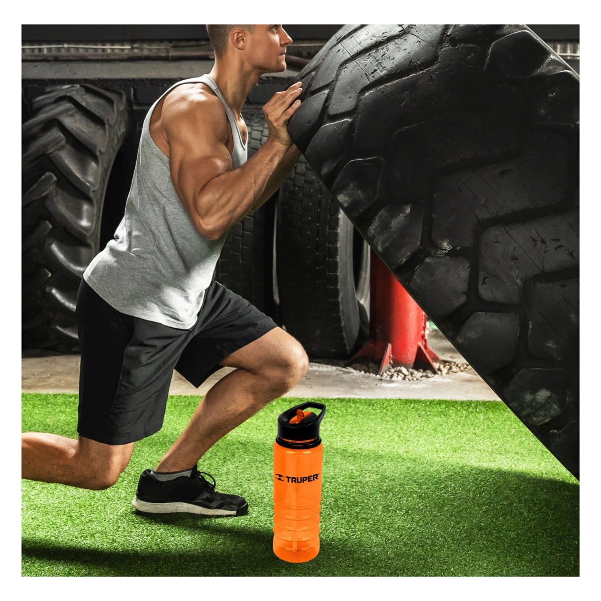 Tomatodo de Plástico de 740 ml, Orange Edition Truper5