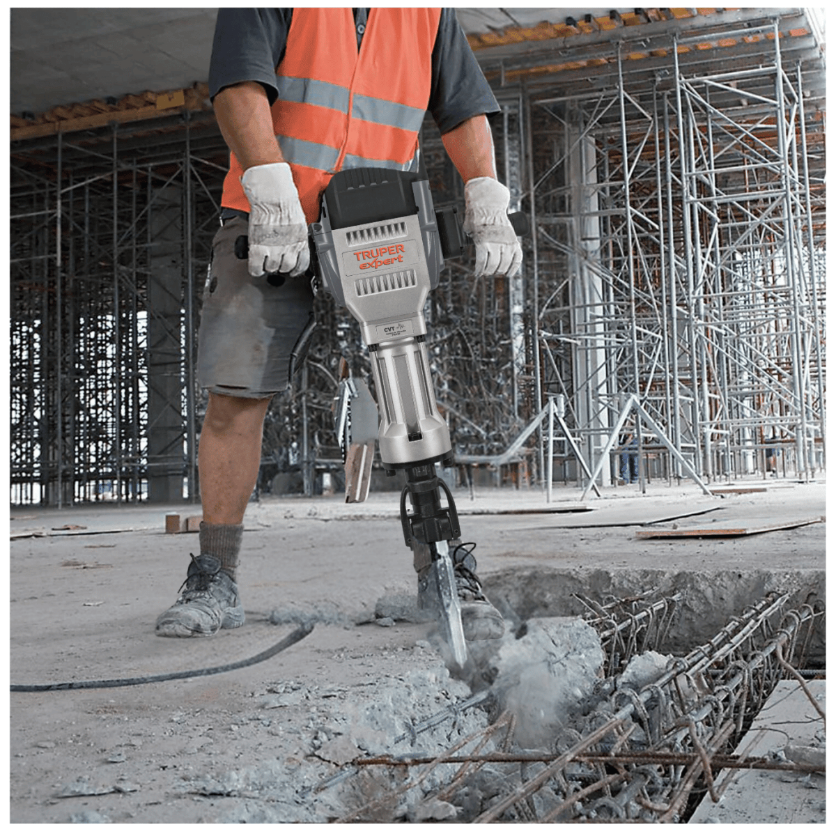 Martillo Demoledor Hexagonal 2000W 62 Joules Truper Expert7