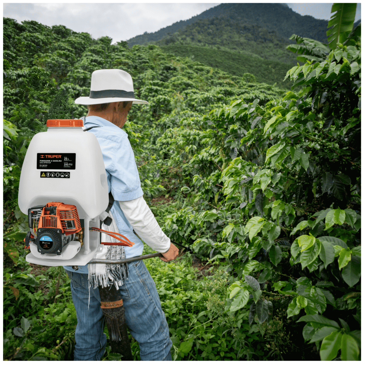 Fumigador a gasolina 4 tiempos Truper10