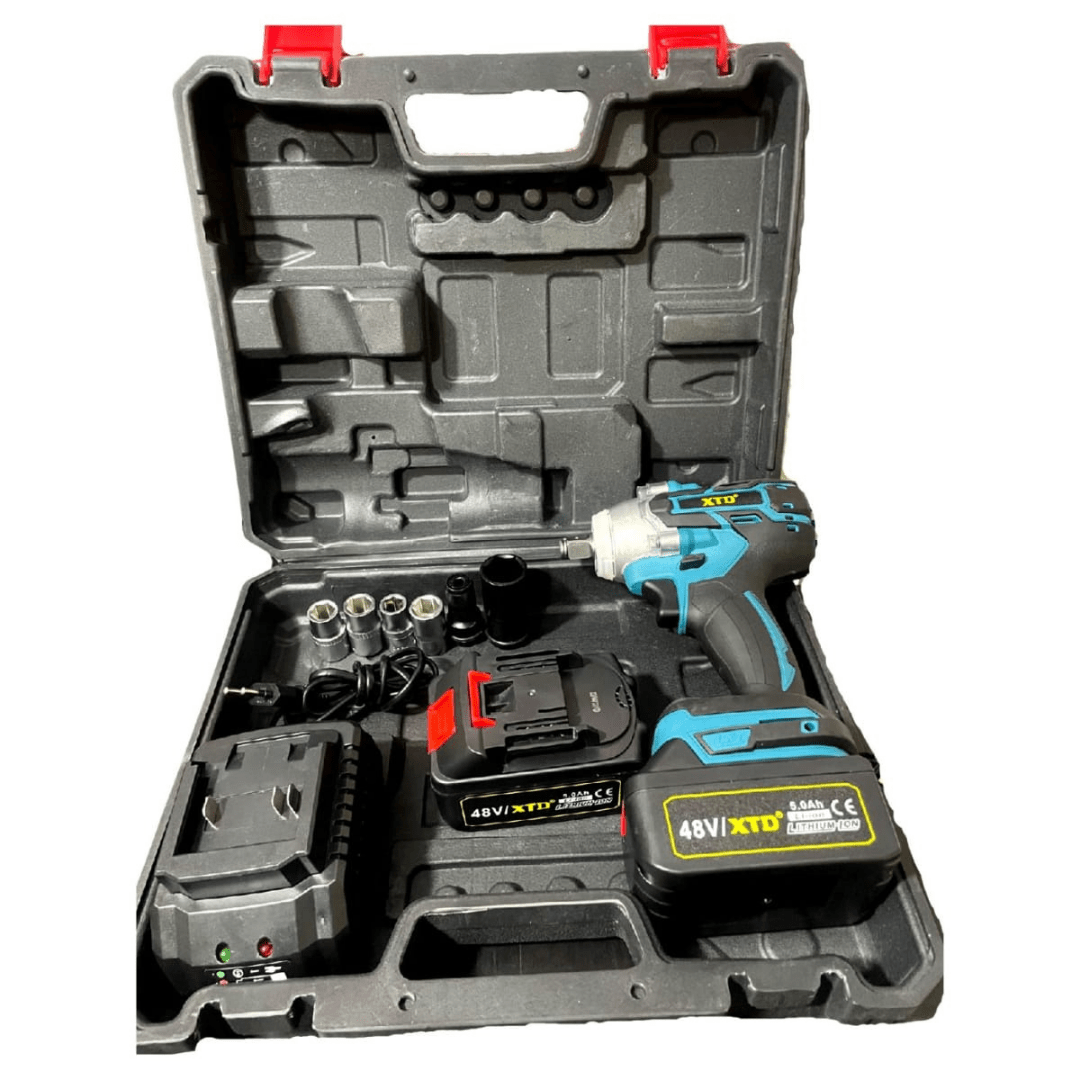 Combo gata tipo botella 2t + llave de impacto  48v XTD7